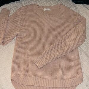 Soft Blush Crew Neck Sweater